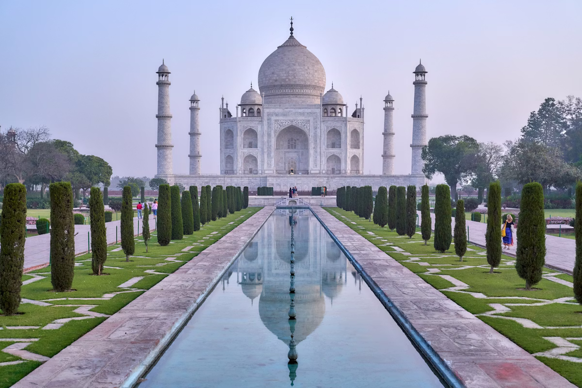 Taj Mahal in Agra for The One Day Taj Voyage