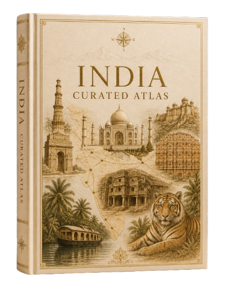 India Curated Atlas luxury book cover