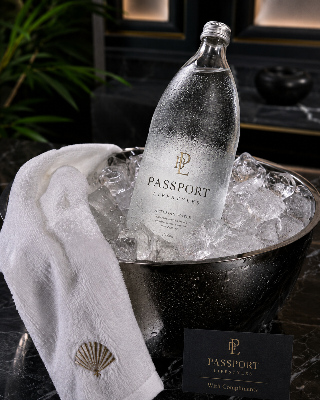 Premium refreshments for a private speedboat cruise
