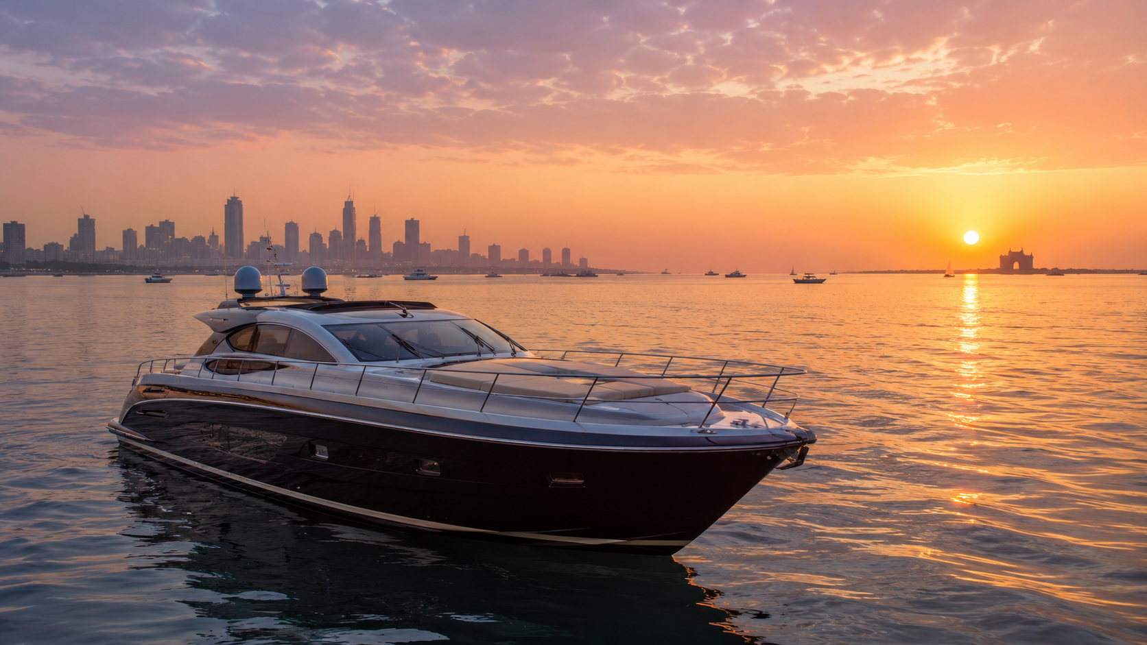 Sunrise yacht sailing experience in Mumbai