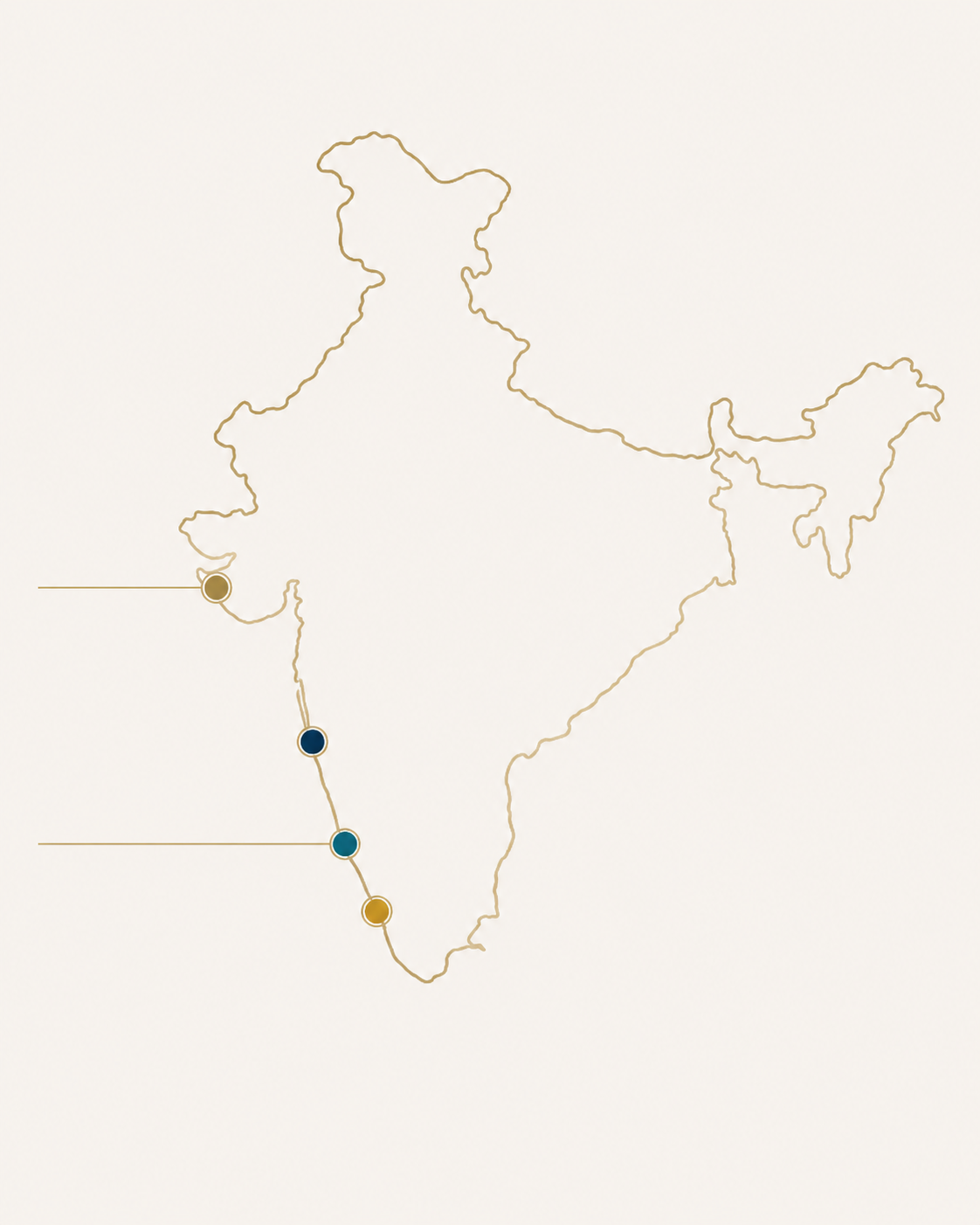 India Cruise Ports Map